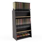 Eco Wall 3 - with 20no. 10L EcoFlo gravity dispensers and 5no. 13L EcoScoop Dispenssers