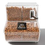 scoop bin - 22L - scoop dispenser with stainless steel scoop.