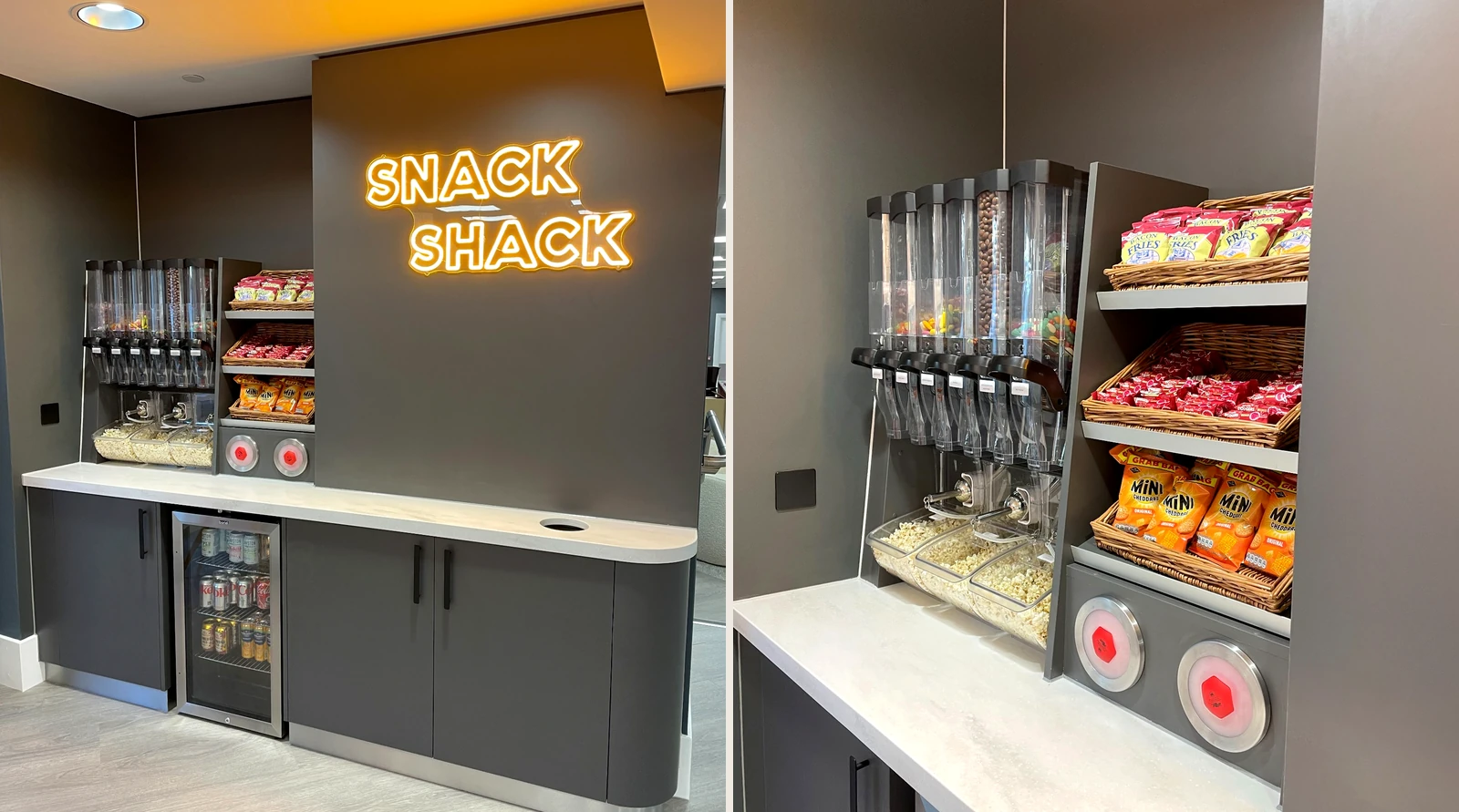Snack Shack snack station in office environment